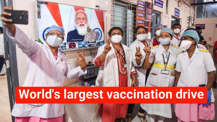 18-45 vaccination drive