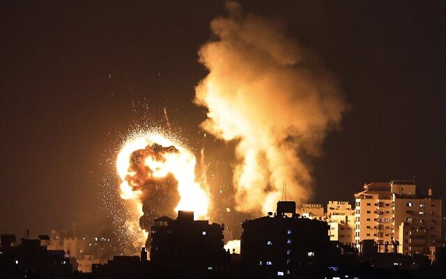 Israel Strikes Gaza After Hamas Rocket