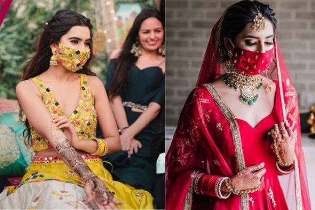 lockdown bridal lehenga creative