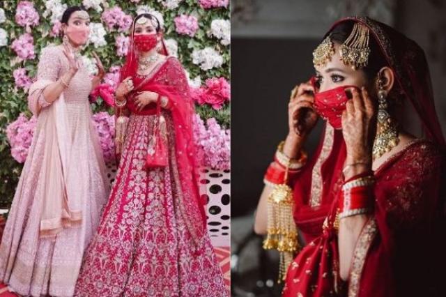lockdown bridal lehenga punjabi
